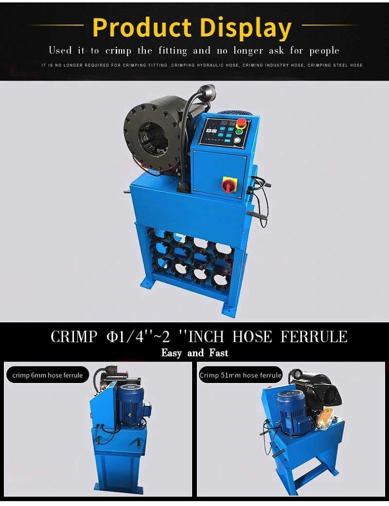 HF32D hydraulic hose crimping machine detail show